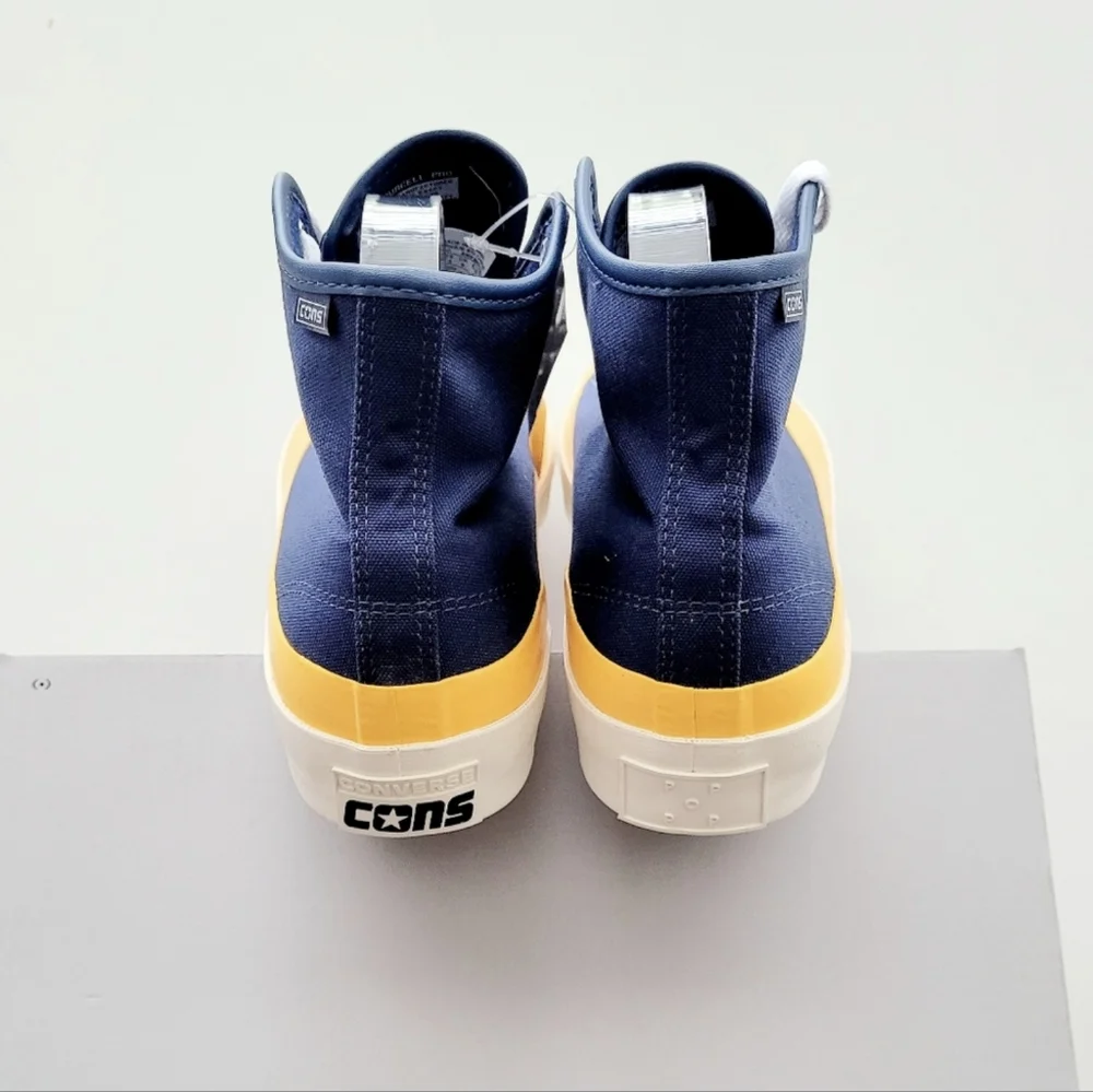 NWOT Men's Converse x Pop Trading Co. Jack Purcell Pro Navy(not in the orig box) - Picture 4 of 6